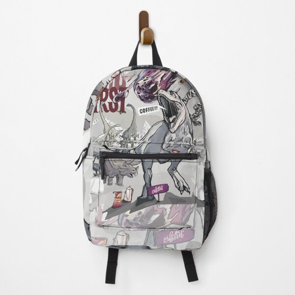 Item preview, backpack of Coffee before end of the world designed and sold by Secret Lil.