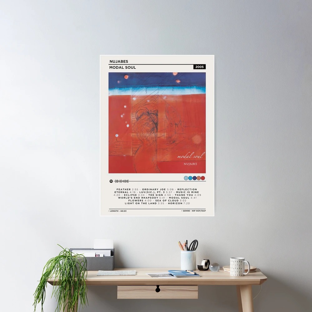 【額付50cm×50cmポスター】Nujabes modal soul Nujabes Modal Soul