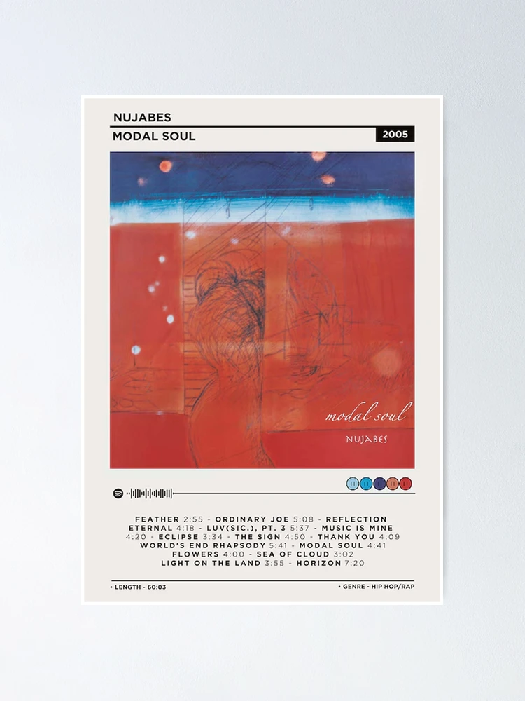 【額付50cm×50cmポスター】Nujabes modal soul Nujabes - Modal Soul 2005
