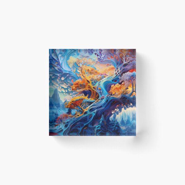 Artikelvorschau, Fantasiebaum Winterwunderland entworfen und verkauft von rainsdesigns.