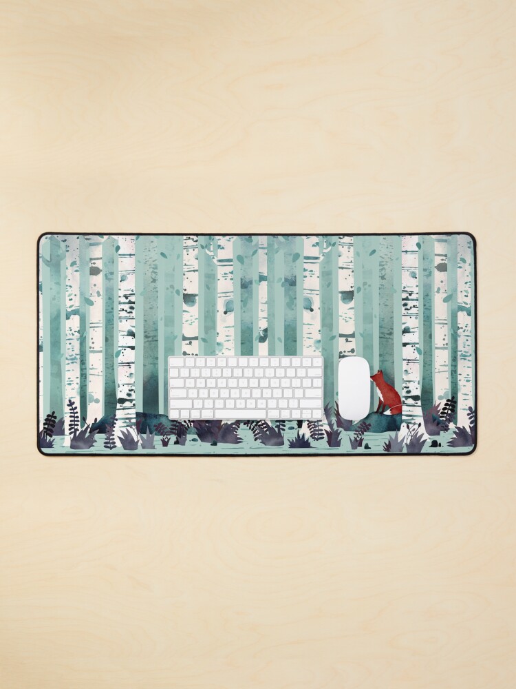 Thumbnail 1 of 5, Mouse Pad, The Birches designed and sold by littleclyde.