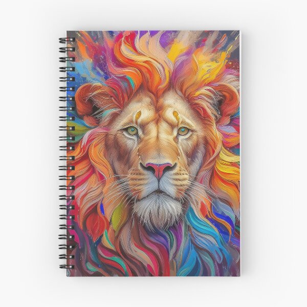 Item preview, Colourful explosion of a lion's head designed and sold by fotofeast.