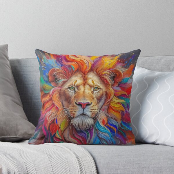 Item preview, Colourful explosion of a lion's head designed and sold by fotofeast.