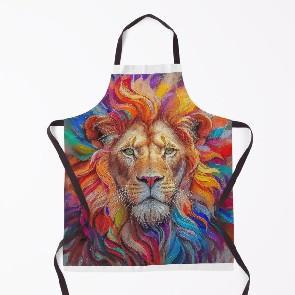 Item preview, Colourful explosion of a lion's head designed and sold by fotofeast.