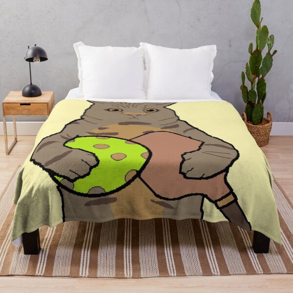 Item preview, Pickleball Cat - Cat Holding Food Meme designed and sold by BingusENT.