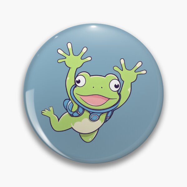 Item preview, Skydiving Parachuting Frog designed and sold by Atlantico54.