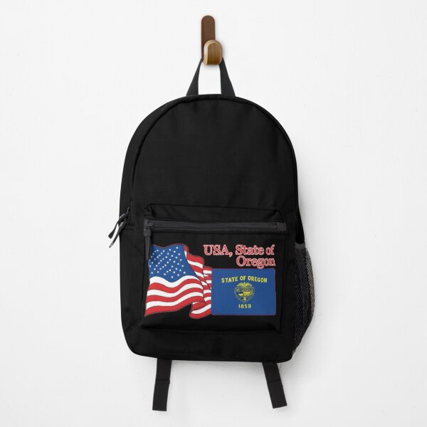 Item preview, flag American and State of Oregon flag together designed and sold by orthodox-icon.