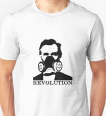 Revolution - Abraham Lincoln Gask Mask Unisex T-Shirt