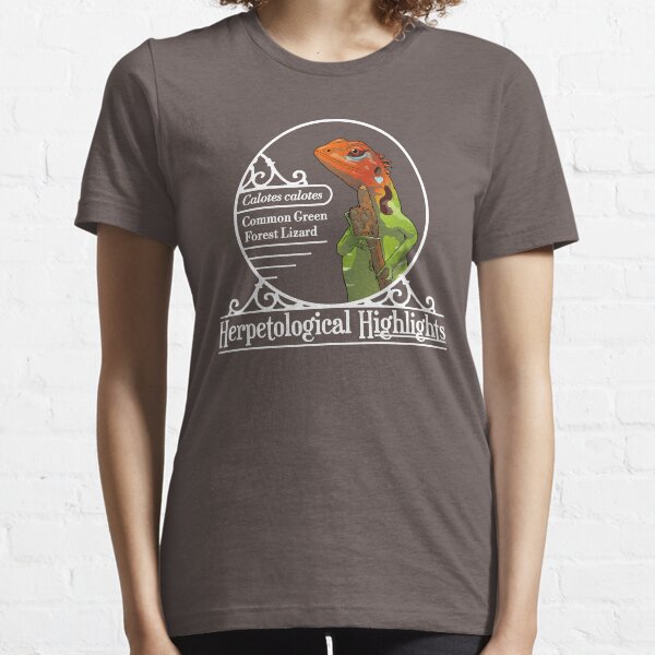Calotes calotes - Common green forest lizard | White Essential T-Shirt