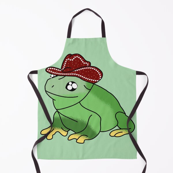 Item preview,  Polite frog with cowboy hat designed and sold by Quacktails.