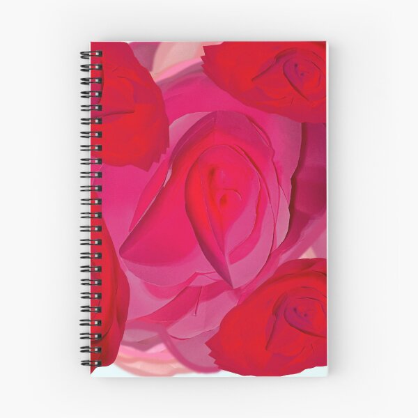 Item preview, Yellow White Gingham Paper Roses Red Roses designed and sold by Victoria Rose.