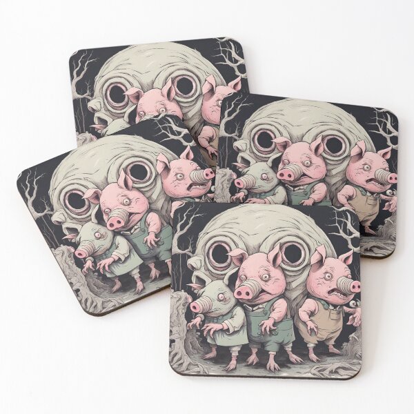 Item preview, Three Little Pigs, Gothic Horror, Concept Art designed and sold by Burn-Ego.
