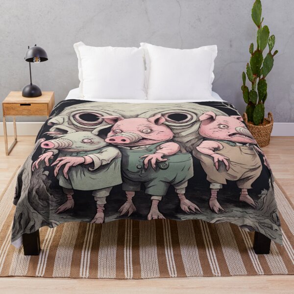 Item preview, Three Little Pigs, Gothic Horror, Concept Art designed and sold by Burn-Ego.