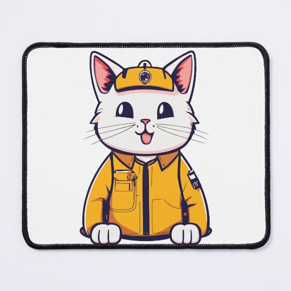 Item preview, Cheerful Cat fellow worker designed and sold by Subhankar Mandal.