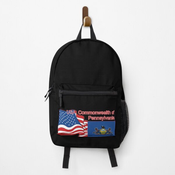 Item preview, flag American and Commonwealth of Pennsylvania flag together designed and sold by orthodox-icon.