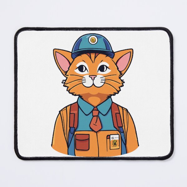 Item preview, Orange Cat fellow worker designed and sold by Subhankar Mandal.