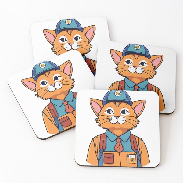 Item preview, Orange Cat fellow worker designed and sold by Subhankar Mandal.