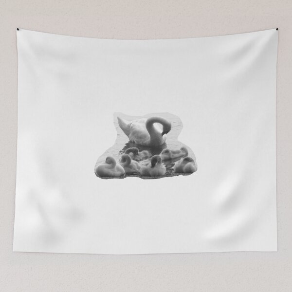 Item preview, Swan family in deep peace designed and sold by ZoffArt-Shop.