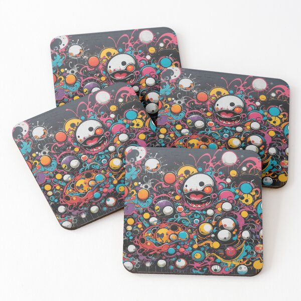 Item preview, Happy Circles Graffiti, Street Art Pattern, Japan designed and sold by Burn-Ego.