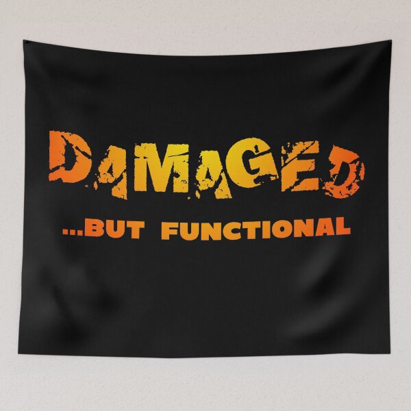Item preview, Damaged But Functional designed and sold by LeatherRebel75.