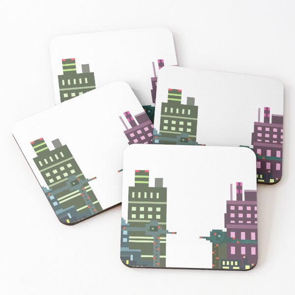 Item preview, big city pixel art designed and sold by helixter.