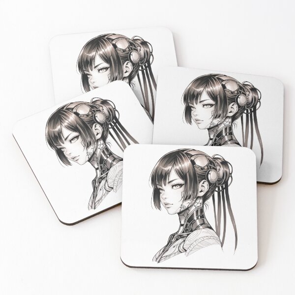 Aperçu de l'œuvre Cyborg Girl créée et vendue par ArtCraftLab.