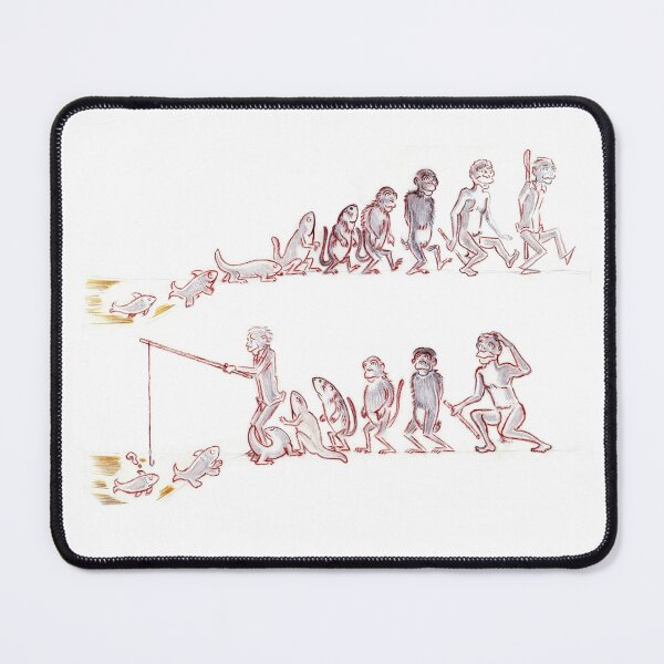 Item preview, Darwin would have been better off going fishing. designed and sold by Henri Armagnat.