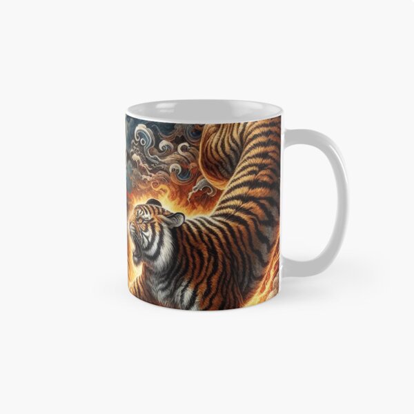 Item preview,  A fierce battle between a dragon and a tiger designed and sold by Hatomomox.