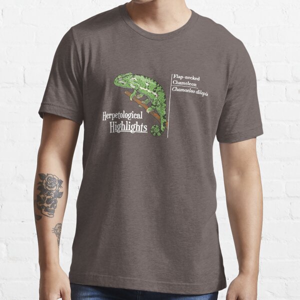 Flap-necked chameleon - Chamaeleo dilepis | Alternative white Essential T-Shirt