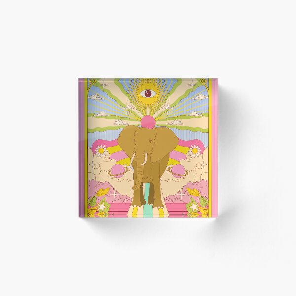 Item preview, Trippy Psychedelic Elephant Surreal designed and sold by NeonxHeart.