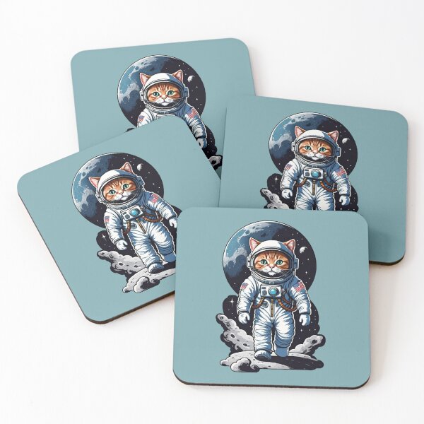 Item preview, Catstronaut (#01) cat astronaut in space [Create a set!] designed and sold by SolidEarthArt.