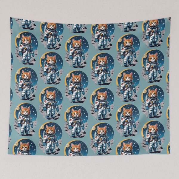 Item preview, Catstronaut (#02) cat astronaut in space [Create a set!] designed and sold by SolidEarthArt.