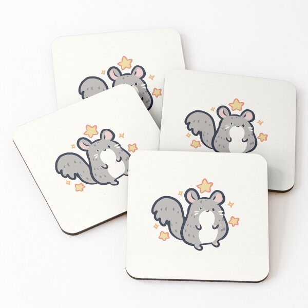 Item preview, chinchilla and stars designed and sold by Artofmayara.