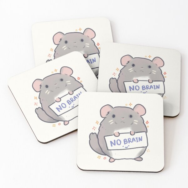Item preview, Chinchilla with no brain  designed and sold by Artofmayara.