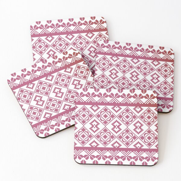 Item preview, Pattern pixel art seamless ethnic geometric for fabric designed and sold by Nonnipa.