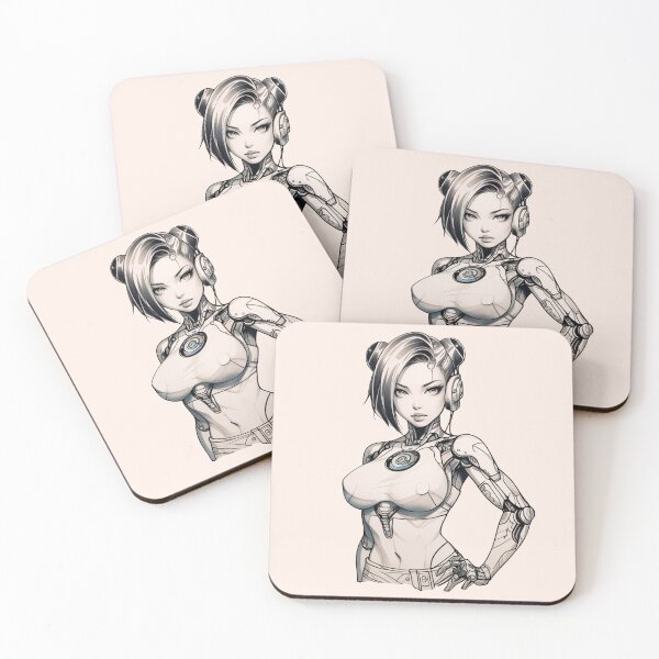 Aperçu de l'œuvre Cyborg Girl créée et vendue par ArtCraftLab.