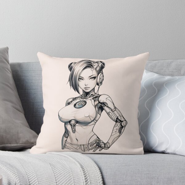 Aperçu de l'œuvre Cyborg Girl créée et vendue par ArtCraftLab.