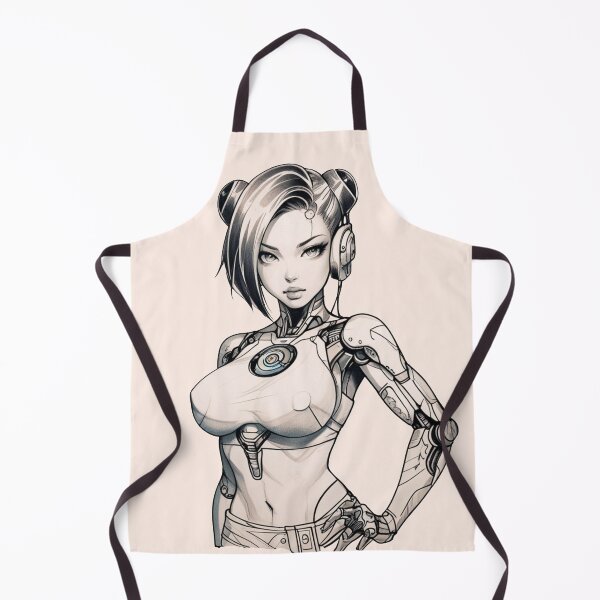 Aperçu de l'œuvre Cyborg Girl créée et vendue par ArtCraftLab.