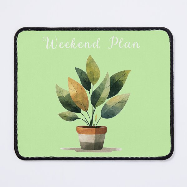 Item preview, Potted Plant Weekend Plan designed and sold by LeafyTreasures.