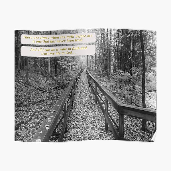 Believe - "Walk in Faith" Poster
