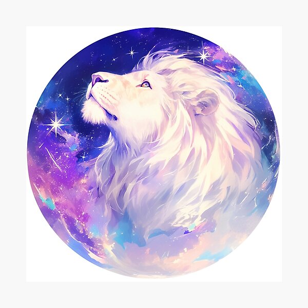 Item preview, Aesthetic White Lion designed and sold by SMARTKIT  DESIGNAGENCY.