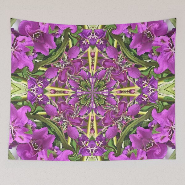 Item preview, Flower Power Mandala Nature Wildflower Art designed and sold by RenegadeCrusade.