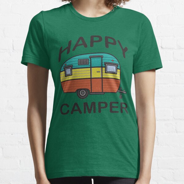 Fun Happy Camper Family Camping Essential T-Shirt