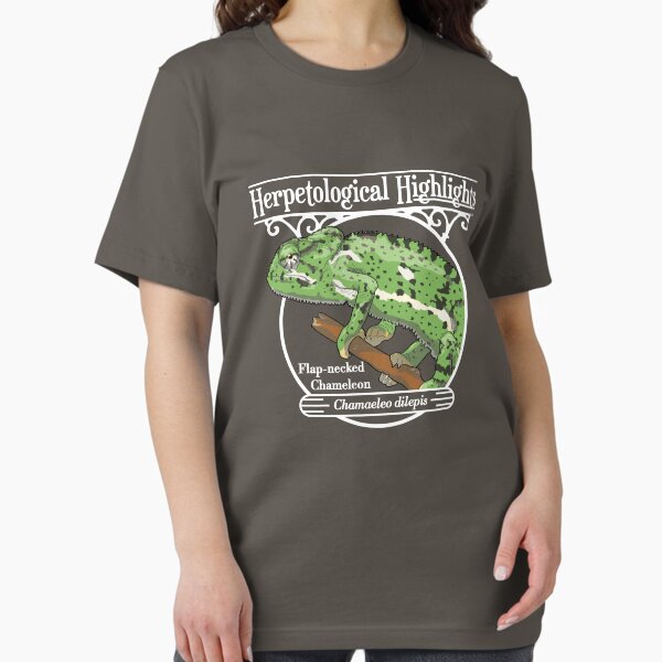 Flap-necked chameleon - Chamaeleo dilepis | White Essential T-Shirt