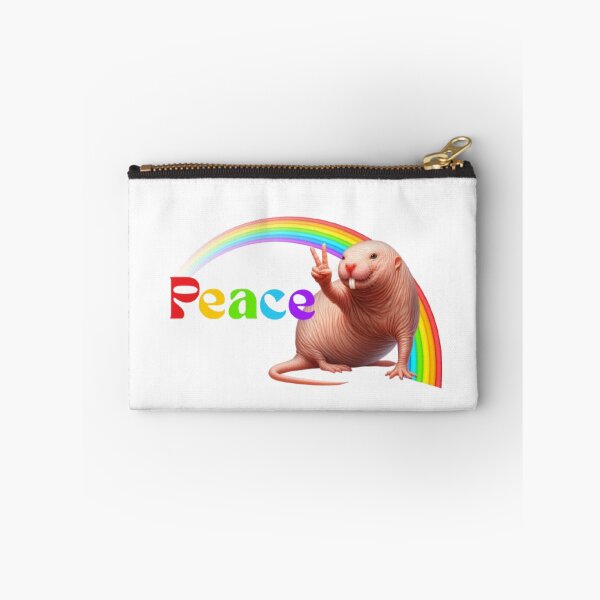 Item preview, Peace Lover Naked Mole Rat  designed and sold by MagickDragon.