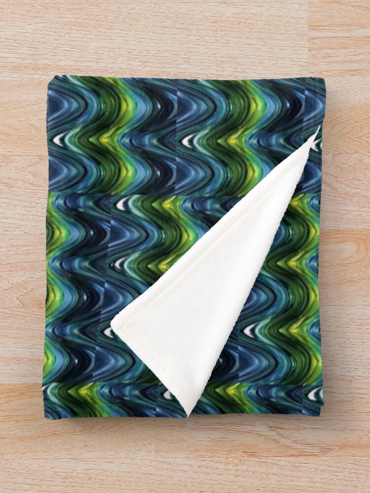 Thumbnail 3 of 6, Throw Blanket, Abstract Pattern designed and sold by Designfs.