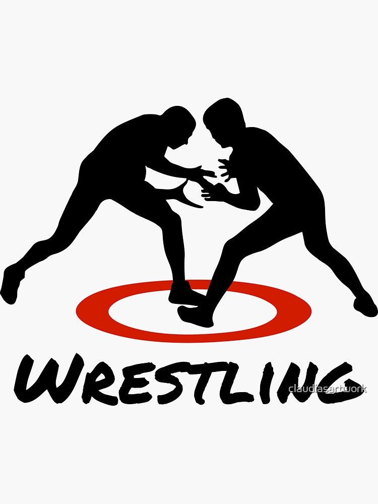 wrestling' Sticker | Spreadshirt