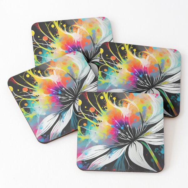 Item preview, Fantastic multicolor flowers 2 designed and sold by GRACIART-FR.