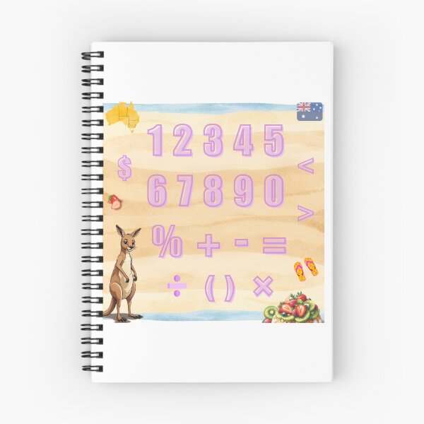 Item preview, Numbers and Maths Symbols for Australian Kids designed and sold by PhotoDesignNZ.
