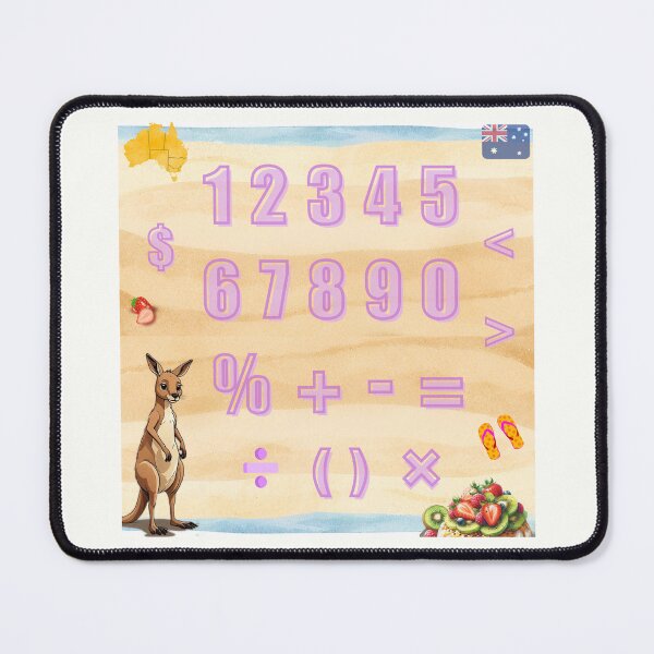 Item preview, Numbers and Maths Symbols for Australian Kids designed and sold by PhotoDesignNZ.
